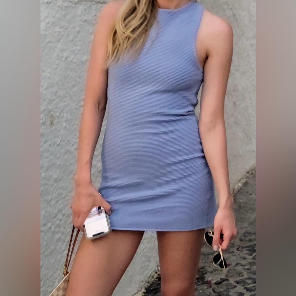 Abercrombie & Fitch Blue Mini Dress
